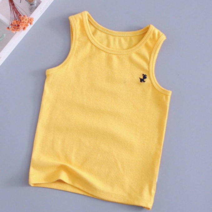 . Childrens vest nam bông cô gái nhỏ bé vest đồ lót mỏng vào mùa xuân và mùa thu mặc dưới cùng của từ này.