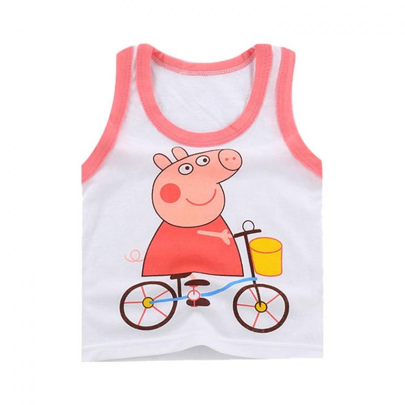 . Sling sơ sinh thoải mái cho trẻ em Hàn Quốc phiên bản của vest mềm tay giữa con T-shirt mùa hè sản phẩm mới nam và cô gái nhỏ.