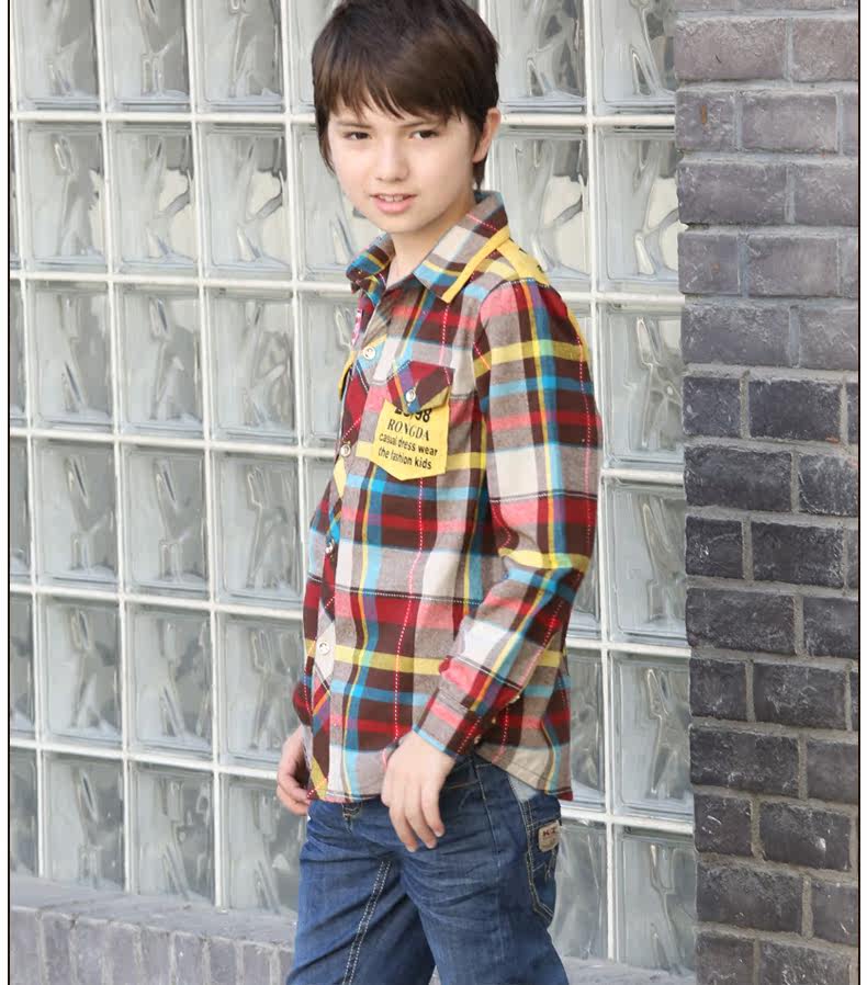 Chemise garcon à manche longue - Ref 2076008 Image 20