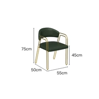 Чернильный зеленый одно кресло