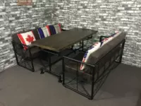 6 -Pperson Table с двумя тремя диванами из трех человек и одним набором