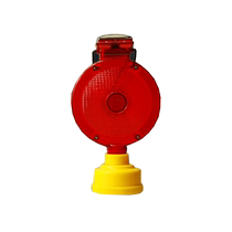 MNSD Solar Roadblock Flashing Lights Construction Warning Guardrail Flashing Lights LED Road Barrier Warning Lights A Variety of Options