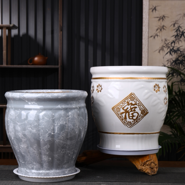 Wide-Mouth Money Tree Large Flower Pot for Living Room, Short and Chunky Terracotta Flower Pot, Large Size Small Money Tree for Entrance, Large Round Large Plant Pot Wide-Mouth Money Tree Large Flower Pot for Living Room, Short and Chunky Terracotta Flower Pot, Large Size Small Money Tree for Entrance, Large Round Large Plant Pot