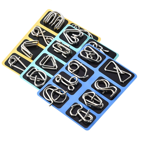 Комплект, головоломка, конструктор, детская интеллектуальная интеллектуальная игрушка для мальчиков, 8 шт, интеллектуальное развитие, мозговой штурм