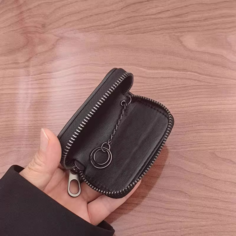 High-End Fashion Woven Pattern Small Key Bag 2025 New Model for Men and Women, Ultra-Compact, Mini, Exquisite, High-End and Light Luxury