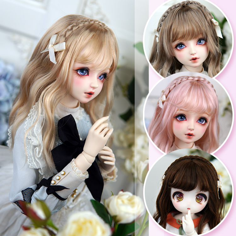 SALA BJD wig ultra-soft wig and shoulder curls mdd bears 3 points 4 points 6 points TF01