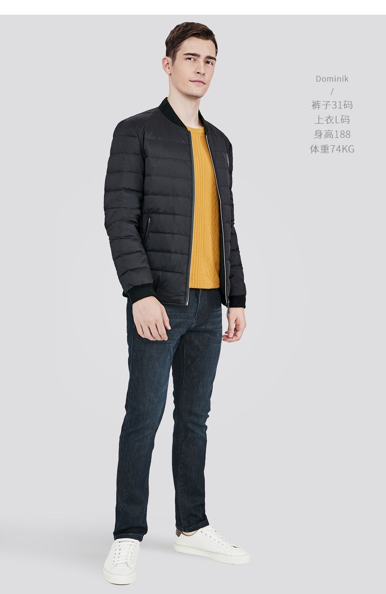 骆驼 男士短款羽绒服 90%白鸭绒 图5