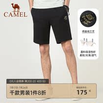 Camel mens summer new trend Korean version loose casual shorts mens straight sports five-point guard pants