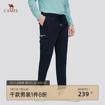 Camel mens autumn new trend casual pants male youth Korean version loose overalls multi-pocket long pants