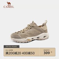 Camel outdoor river shoes mens 2021 spring breathable mesh quick-drying non-slip fishing shoes wading beach sandals