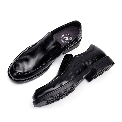 Летние дышащие босоножки, 2023, для мужчины среднего возраста, из натуральной кожи