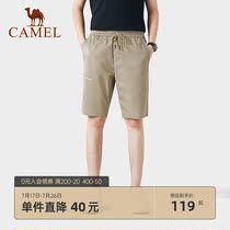 Camel mens clothing 2021 spring and summer new thin fashion sports leisure loose tooling shorts mens five-point pants