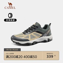 Camel outdoor shoes mens 2021 spring new low-top non-slip wear-resistant fashion casual womens mountaineering hiking shoes