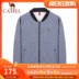 đồng phục bóng chày thường Camel nam Quần áo mùa hè đàn ông mới của giết cardigan zip-up triều áo khoác áo khoác. 