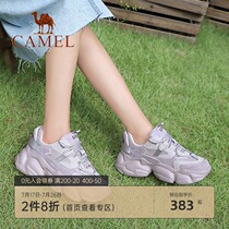 Camel womens shoes sports shoes 2021 autumn new casual shoes Dad shoes light sports shoes