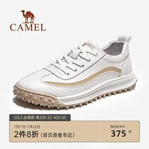 Camel mens shoes autumn 2021 new retro Forrest gump shoes mens casual shoes spring and autumn trend wild mens white shoes