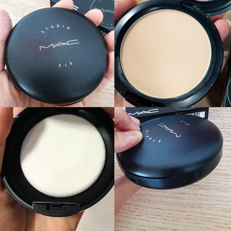 Mac Studio Fix Soft Mist Setting Powder Oil Control Dry Powder Dual-Use for Dry and Wet Use Concealer Nc15/Nc25