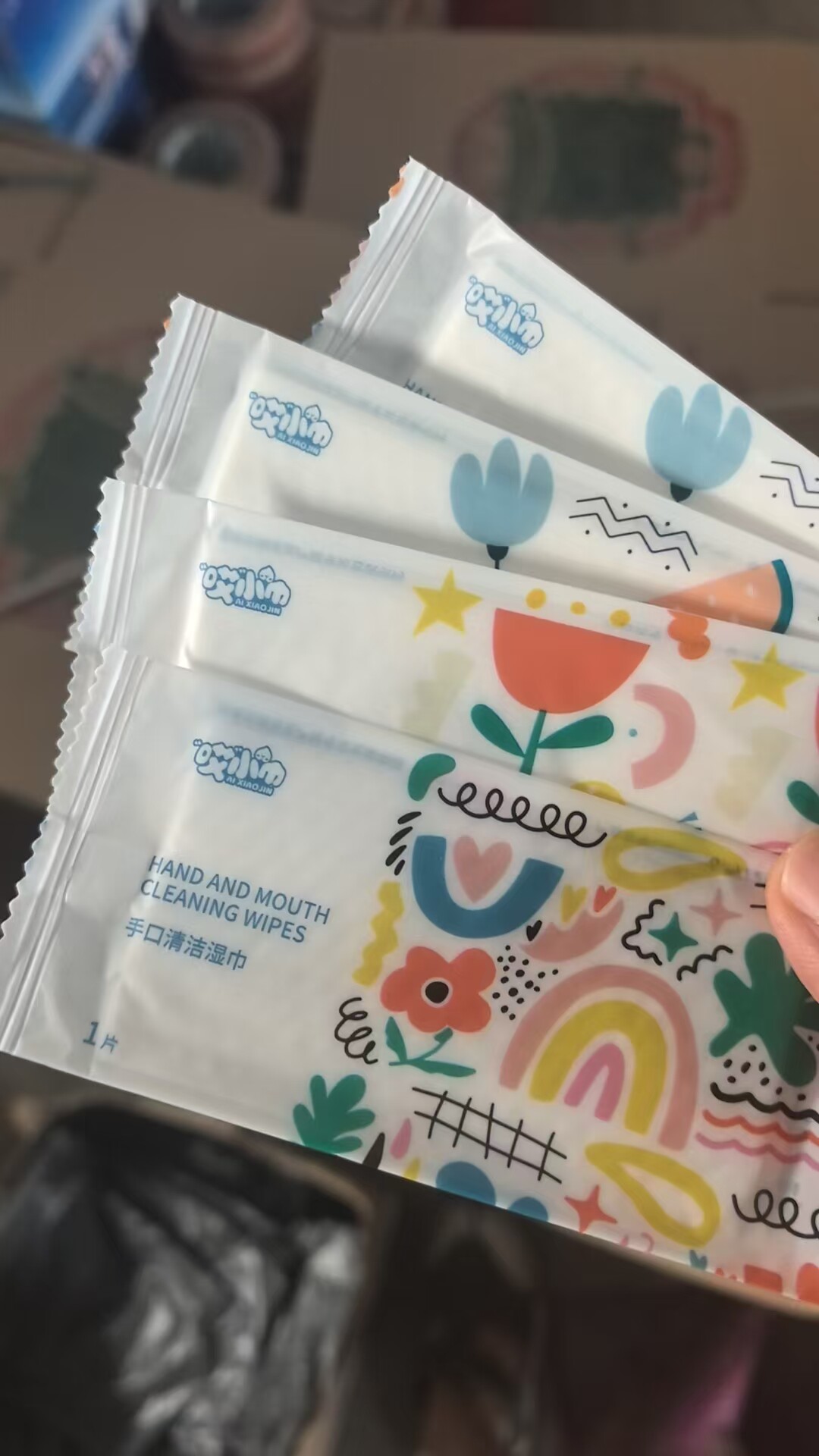 卡牌湿巾X1