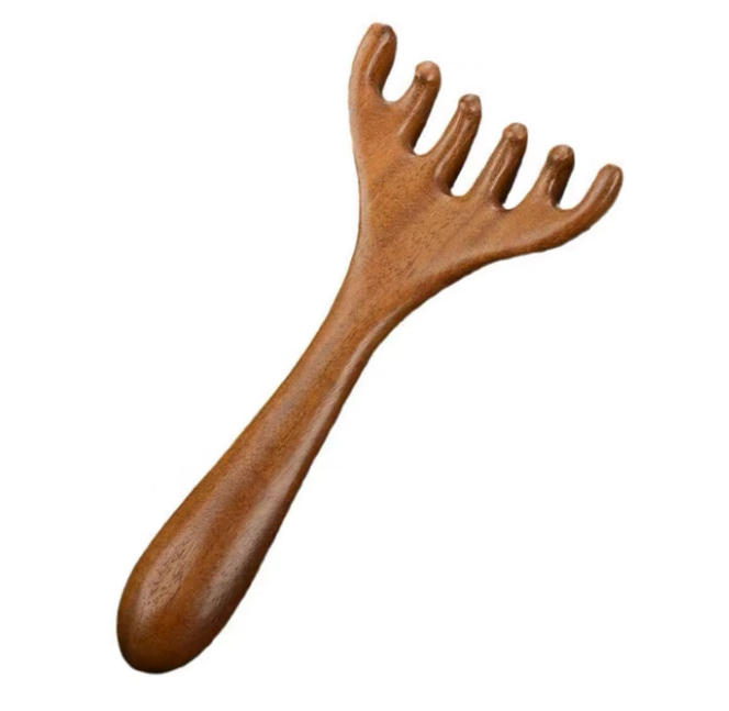 橡胶鹿角按摩梳