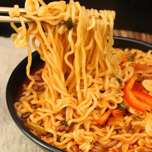 Корейская импортная лапша быстрого приготовления Nongshim Shin Ramen, острая лапша быстрого приготовления, лапша быстрого приготовления, вареная лапша, 120 г * 5 пакетов, корейская версия
