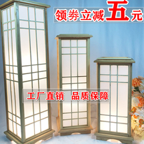 New wedding props wedding wooden Road lantern log square column new Chinese wedding ornaments window decoration