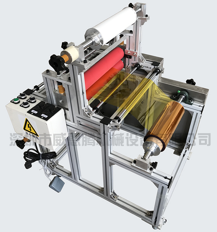 Roll-to-roll automatic rewinding and laminating machine Coil compounding machine Coil laminating and rewinding machine