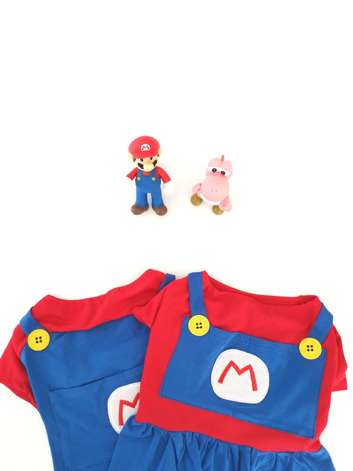 Quần áo pháp luật chiến đấu với quần áo Mario T-shirt váy Keji dog quần áo mùa xuân và mùa hè dễ thương chú chó béo trang phục thú cưng - Quần áo & phụ kiện thú cưng áo thú cưng