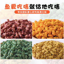 Fish bait rubber band particles fishing bait wild fishing crucian carp bait small yellow face black pit red worm earthworm adhesive hook bait