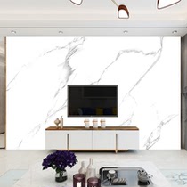 Full house custom marble grain bamboo wood fiber TV background wall quick fit wall panel 3D high light integrated wall panel