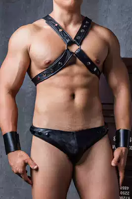 Original design high-end custom men's sheepskin underwear double double-sided leather shorts breathable performance Men