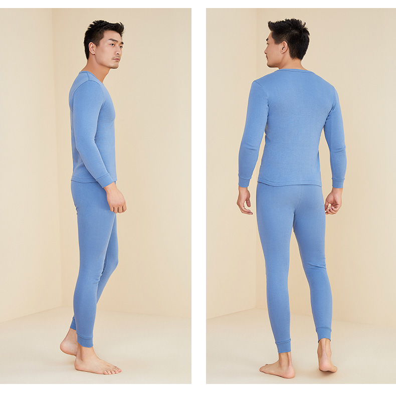 Nên và mát mẻ quần áo cotton nam mùa thu đồ lót nữ trong áo len cổ tròn dày đáy áo cotton đôi mẫu áo sơ mi áo lót nam cổ tròn