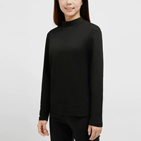 Черный, высокий воротник