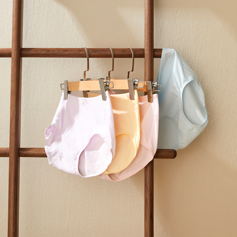 宜而爽 纯棉 女式抑菌内裤 4条装 天猫优惠券折后￥29.9包邮（￥55.9-26）中腰款、低腰款多色组合可选