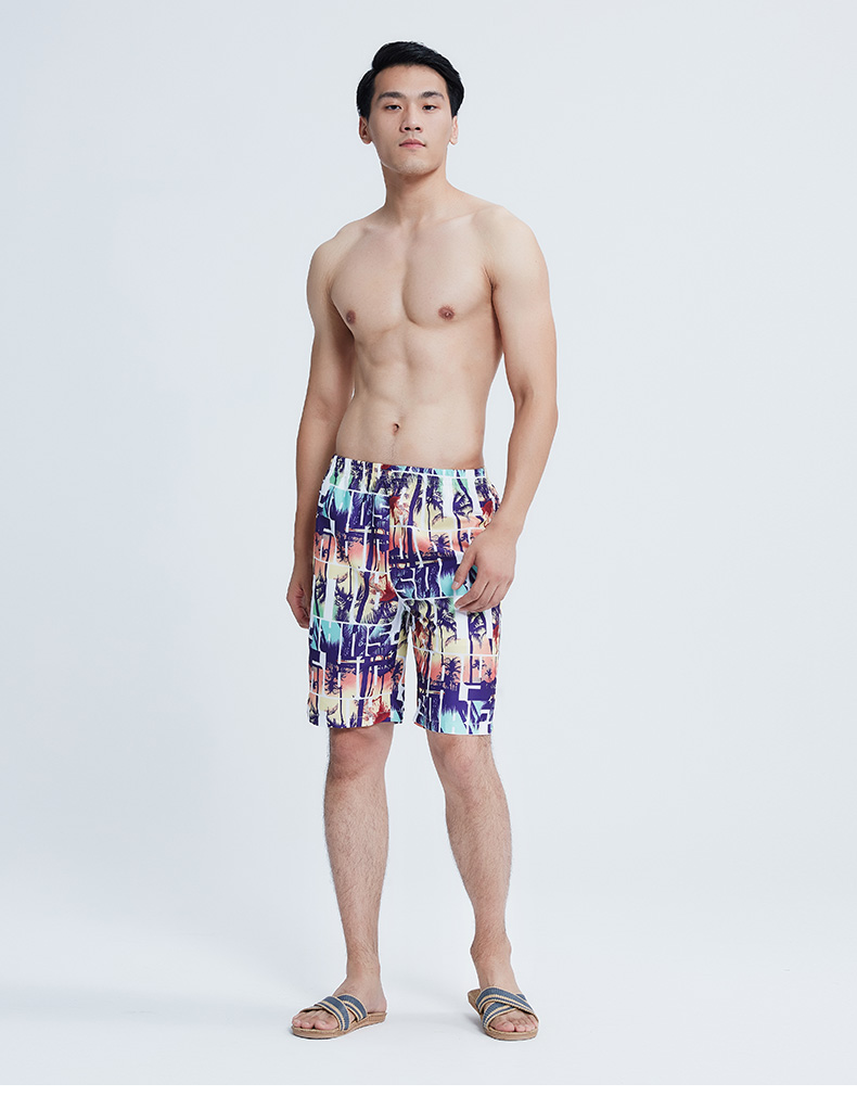 Nên và mát mẻ quần ngủ nữ quần short mùa hè của nam giới pajama quần short vài bãi biển quần nhanh chóng làm khô in ấn loose home shorts đồ lót nam