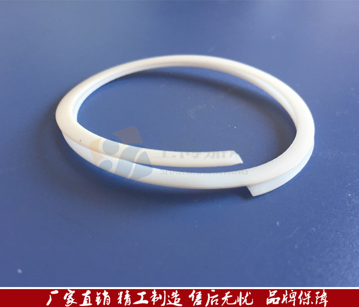 四氟挡圈 PTFE螺旋挡圈 铁氟龙挡圈 聚四氟乙烯双层挡圈四氟垫片