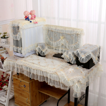 Lace embroidery 22-inch 27-inch desktop computer cover all-in-one LCD dust cover printer cover dust cover