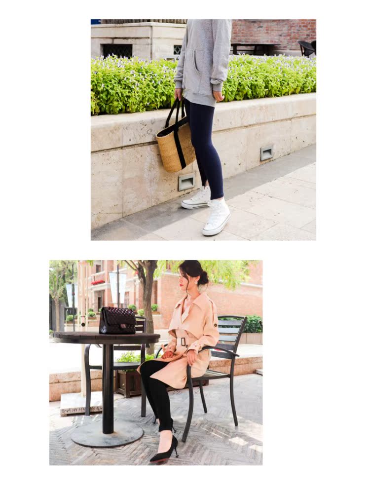 Mua một tặng một Nhật Bản INS mùa thu đông mới miễn phí. Chân váy định hình mở rộng chân nhỏ kéo dài ra ngoài mặc quần bó quần tây nữ lưng cao