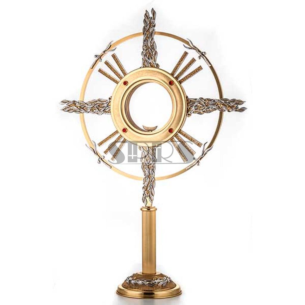 Rock Workshop Sacred Things Italy Import Gifts Instrument Supplies Sacred Body Light Monstrance Cross Wheat 80cm Large
