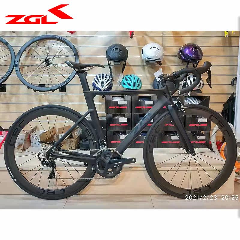 ZGL China Dragon Carbon Fiber Frame Road Bicycle CRB67 Pneumatic Rack DIY Dark Edition Custom Assembly