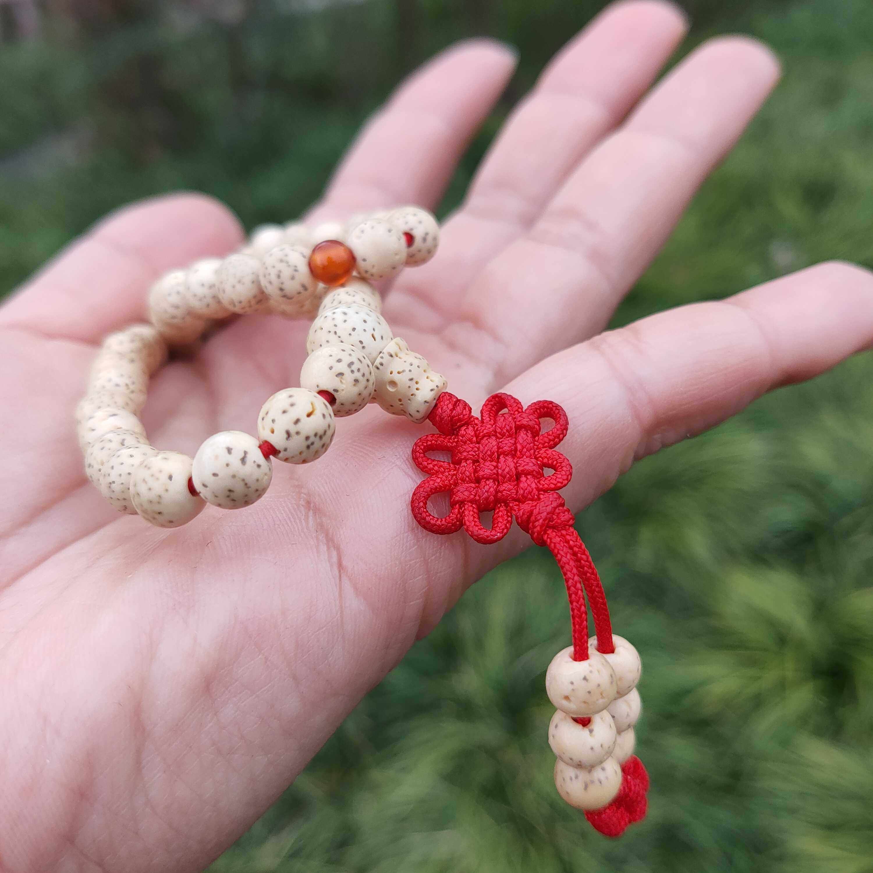 Old style Water grinding Star Moon Bodhi's old craftsmanship 7mm108 Putuo Mountain has been released for many years with classic Buddha beads