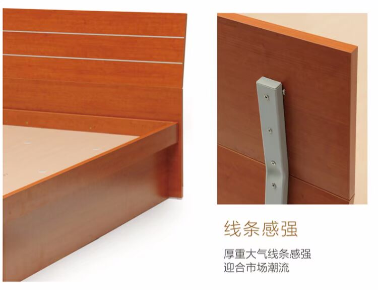 Red Apple nội thất tối giản 1,5m 1,8 m đa chức năng hộp lưu trữ áp lực cao tấm đôi R8302-23 - Giường giường tầng trẻ em giá kho