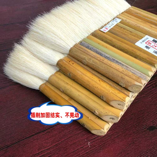 Смешивание шерстяной щетки для пасты с кистью для монтажа