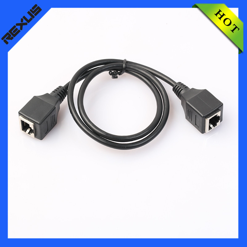 RJ45 mother-to-mother extension line online mother-to-mother extension cord network via extension cord 40CM