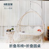 Douyin Net red dormitory hanging chair tassel ins girls heart homestay swing living room balcony indoor basket chair cradle