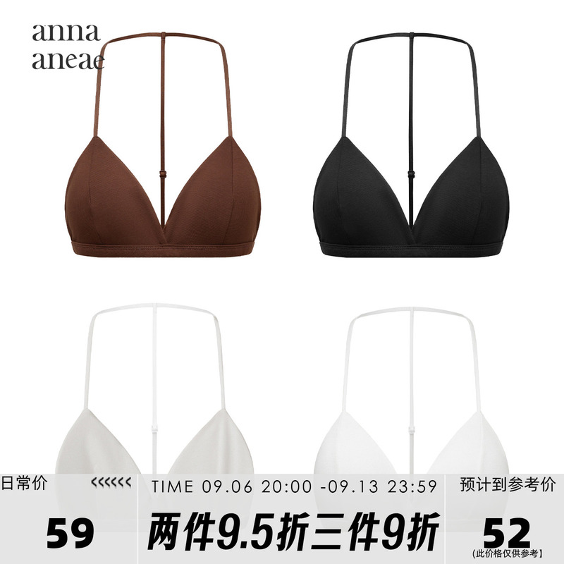 Anna Aneae Women's Halter Neck Bra for Small Busts, Seamless, Beautiful Back, 2026 Popular Style, Wireless Bra Top