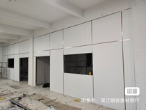 Hangzhou Light Free Lacquer Plasterboard Partition Light Steel Keel Plasterboard Ceiling Office Partition Plant Partition Wall Construction
