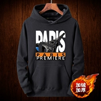 2019 mới mùa thu đông cộng với áo len trùm đầu nhung dày cho nam size áo dài tay áo hoodie áo phông cotton áo nỉ hoodie