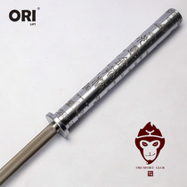 ORI powerlifting deadlift barbell weightlifting copper sleeve stainless steel bar large hole barbell plate bench press bar squat barbell