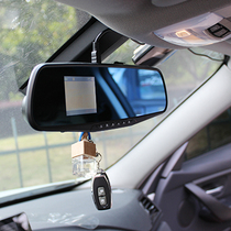 Car HD 1080p rearview mirror car driving recorder wide-angle loop video insurance car insurance gift