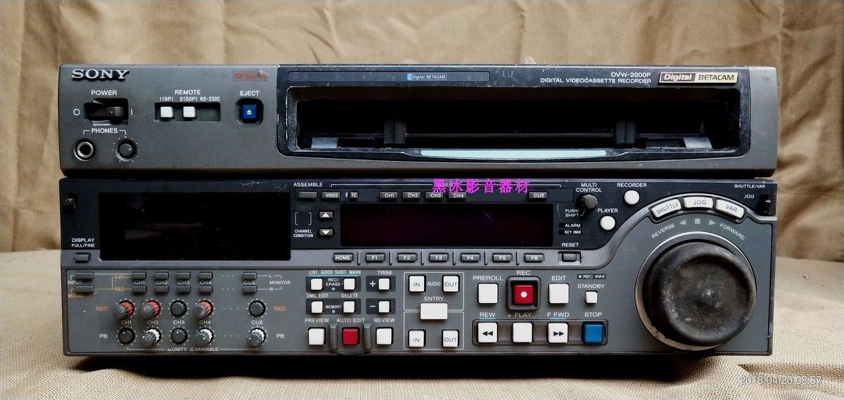 Warranty 2 years Sony SONY DVW-2000P Digital Betacam Editing Recorder Recording and Playback Normal